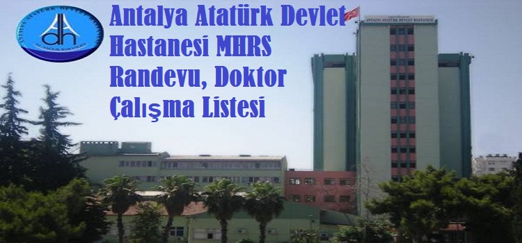 Antalya Atatürk Devlet Hastanesi MHRS Randevu, Tahlil Sonuçları